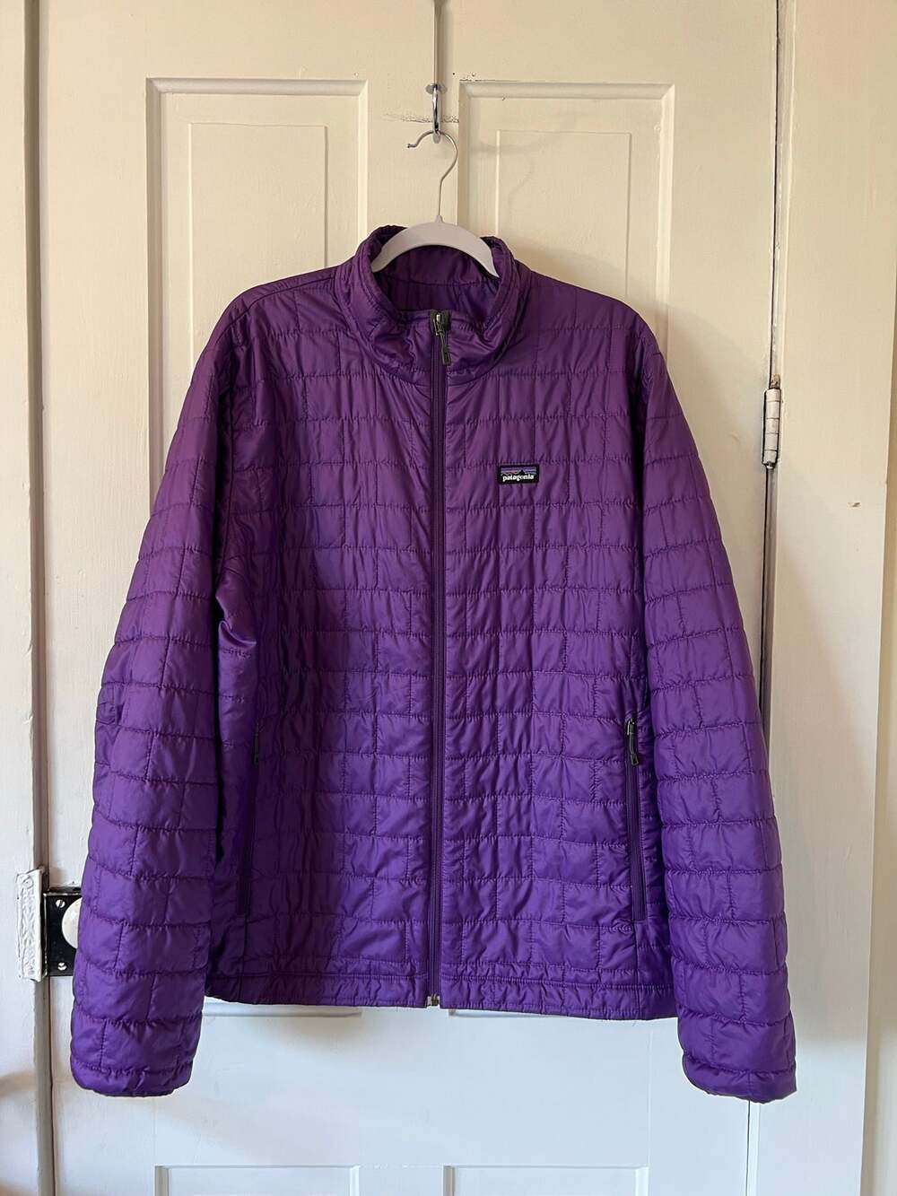Patagonia purple nanopuff primaloft mens XXL jacket coat winter ski snowboard